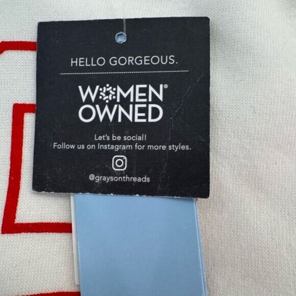 Grayson Threads Red and White Crewneck Sweater - Picture 7 of 7